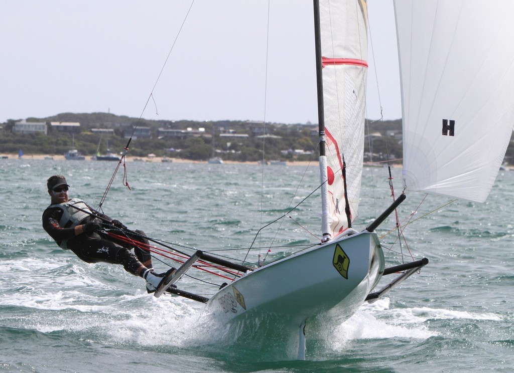 Richie Robertson - Musto Performance Skiff Australian Championships 2012 © Russell Bates